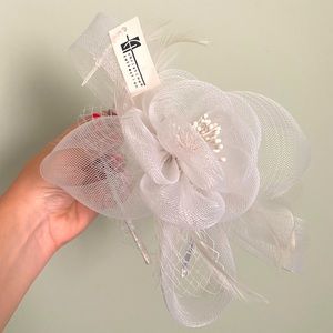 White Fascinator Headband